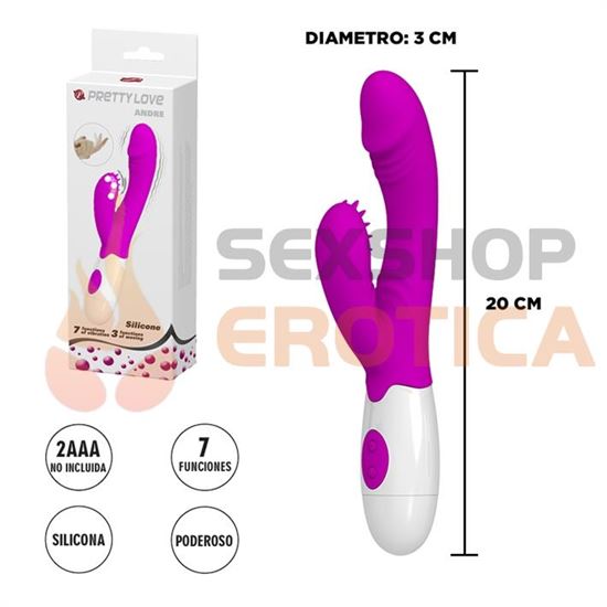 Estimulador de punto G con vibrador especial para clitoris